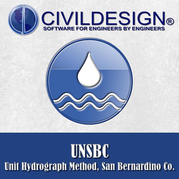UNSBC: Unit Hydrograph Method, San Bernardino Co.
