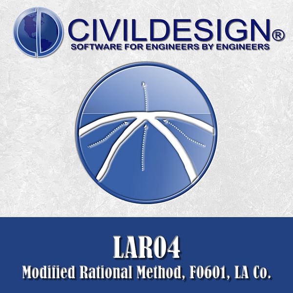LAR04: Modified Rational Method, F0601, Los Angeles Co.