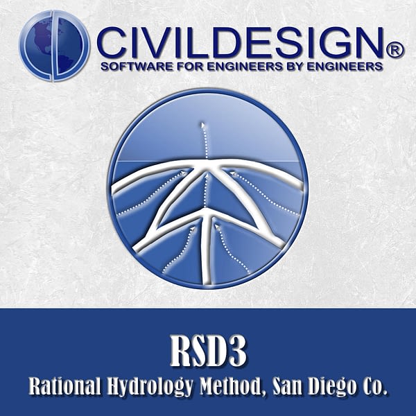 RSD3: Rational Hydrology Method, San Diego County